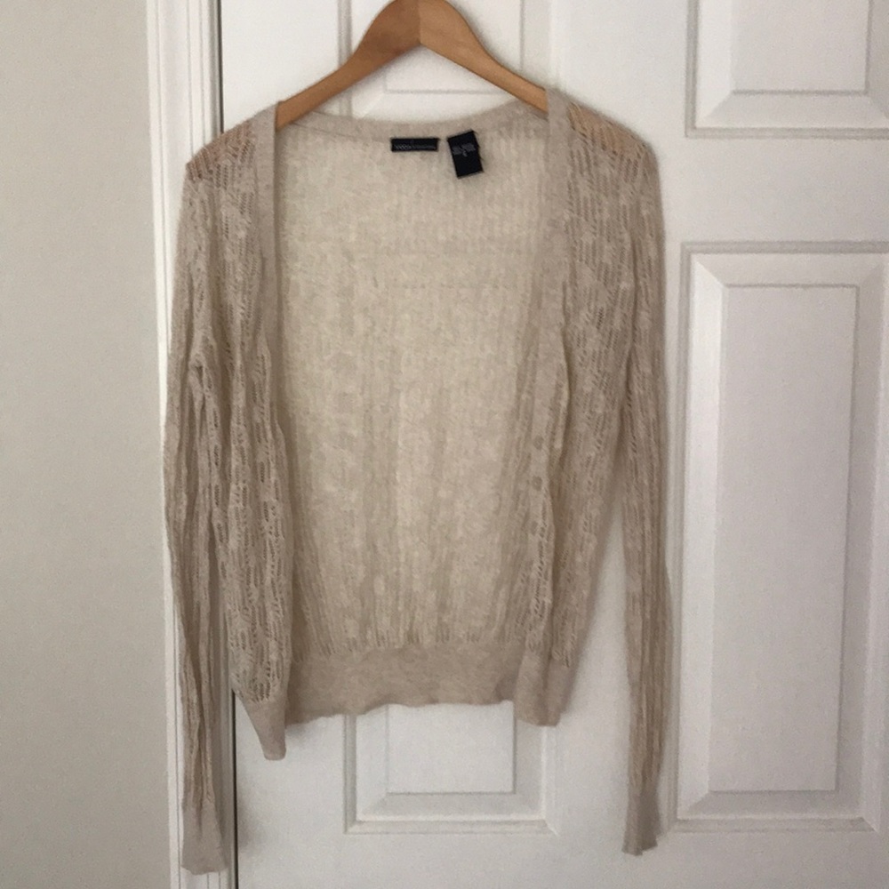 Sheer lace cardigan